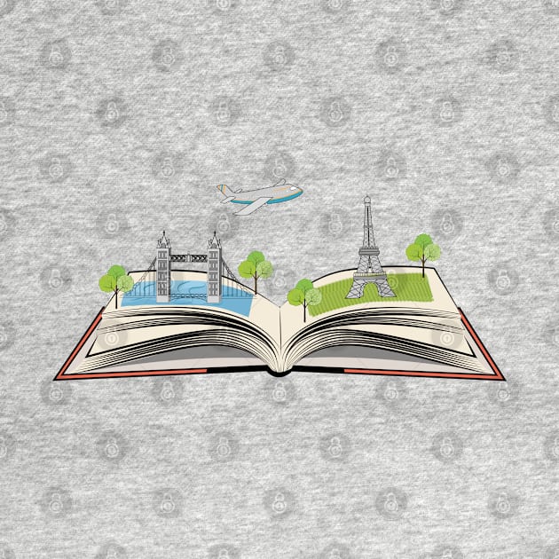 Open Book Geography Book by Designoholic